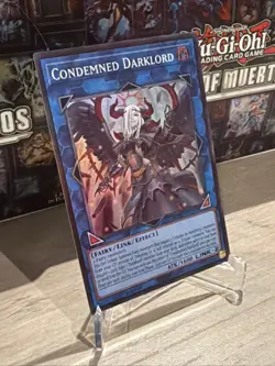 YuGiOh! Condemned Darklord - Super Rare 1st Edition (MZMU-EN107) - Image 3