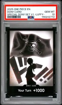 One Piece Special Don!! PSA 10 Promo Set Vol. 1, 2 & 3 Luffy/Ace/Sabo SEQ Certs - Image 2