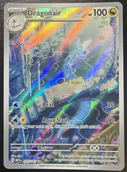 Dragonair - 181/165 - Pokemon 151 Illustration Rare Card NM Near Mint - Image 1