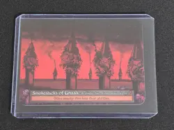 Smokestacks of Gnaak Non-Foil Unique Sorcery Beta TCG Trading Card - Image 1