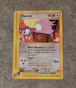 [ LP ] Chansey 072/165 Expedition Pokemon Card - Image 1