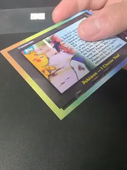 Pokemon Topps EP1 “I Choose You!” | TV Animation Episode Card | Blue Logo | NM - Image 3