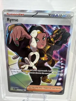 CGC 9 Ryme Full Art 221/197 2023 Pokemon Obsidian Flames Card 8041 - Image 4