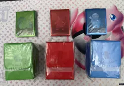 Pokemon TCG Deck Box & Card Sleeves Bulbasaur, Charmander and Squirtle - Image 1