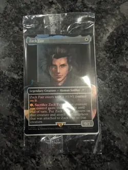 MTG Zack Fair Foil Promo Card P0001 FFVII Rebirth Final Fantasy In Pack - Image 1