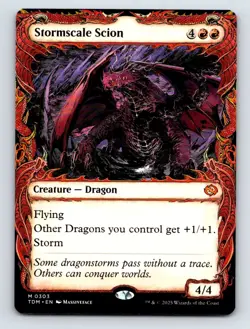 Stormscale Scion (Showcase) M Tarkir: Dragonstorm 303 NM - Image 1