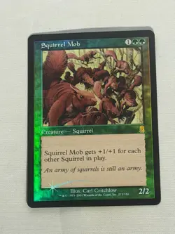 MTG FOIL Squirrel Mob Odyssey Magic the Gathering - Image 1