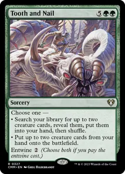 MTG - Tooth and Nail - Commander Masters - X1 - (NM) - - Image 1