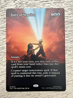 Force of Negation TLE Regular Instant Blue 0013 2025 Wizards MTG NM - Image 1