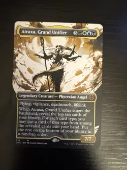 Atraxa, Grand Unifier #316 Phyrexia: All Will Be One Borderless Regular Mythic - Image 1