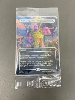 Magic the Gathering PSA Magazine Promo Swords to Plowshares Thanos SEALED - Image 1