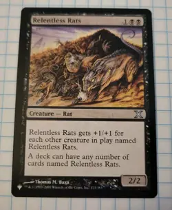 Relentless Rats The List Reprints Regular MTG - Image 1