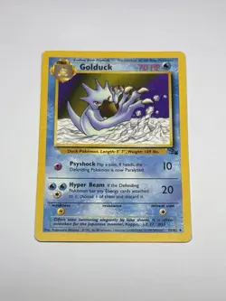 Vintage Pokemon Card TCG Golduck 35/62 Fossil Regular WoTC Uncommon LP/MP - Image 1