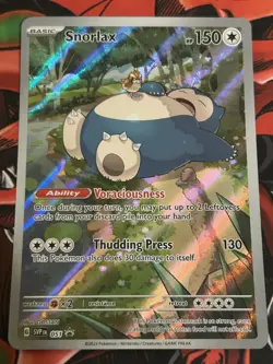 Pokemon Snorlax 051 Promo SV Scarlet & Violet 151 Near Mint - Image 1