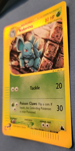 NIDORINA 83/144 Skyridge REVERSE HOLO E-Reader Pokemon TCG LP - Image 3