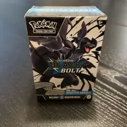 Pokemon TCG Black Bolt Booster Bundle Box - 6 Booster Packs Brand New Sealed - Image 1