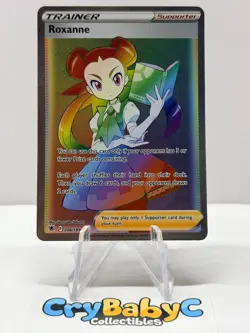 Pokemon Roxanne 206/189 Astral Radiance Sword & Shield SECRET RARE TRAINER - Image 1
