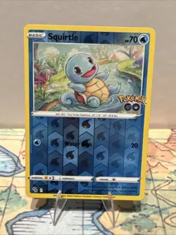 Squirtle 015/078 Pokemon GO Reverse Holo - Image 1