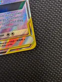 Pokemon Gengar & Mimikyu GX 164/181 SM Team Up TAG TEAM Full Art Holo UR - Image 5