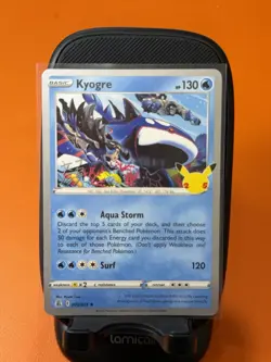 Pokemon Kyogre 003/025 2023 World Championship Deck - NM - Image 1