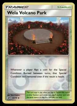Wela Volcano Park 63/70 Uncommon Dragon Majesty Pokemon Reverse Holo Near Mint - Image 1