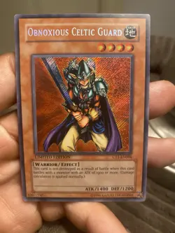 (AY) Yu-Gi-Oh Obnoxious Celtic Guard - 2004 Collectors Tin - CT1-EN006 - LP - Image 1