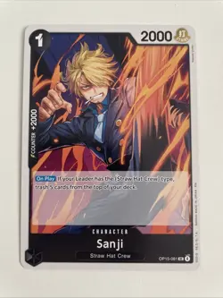 Sanji OP15-081 (UC) Adventure on Kami's Island - One Piece Regular - NM - Image 1