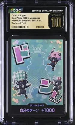 ✨✨ CGC 10 Pristin One Piece Don!! Sugar Premium Booster Best Textured Foil Jpn - Image 1