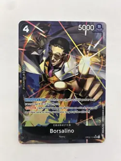Borsalino - The Best PRB-01 - Alt Art SR OP02-114 - One Piece TCG English NM - Image 1