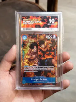 Portgas.D.Ace (TR) OP08-052 Royal Blood Foil One Piece Treasure Rare - ACE 10 - Image 1
