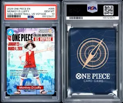 One Piece PSA 10 Monkey D Luffy Promo 2026 P-055 College Basketball English - Image 3