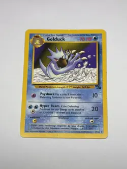 Vintage Pokemon Card TCG Golduck 35/62 Fossil Regular WoTC Uncommon LP - Image 1