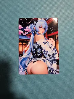 Beautiful Waifu Card -Ganyu -Goddess ACG Custom DIY Fan Art Card - Image 1