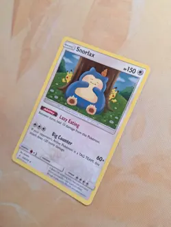 Snorlax 158/214 Sm Unbroken Bonds MINT Holo Rare Pokemon Trading Card Game TCG ✨ - Image 5