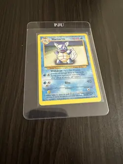 Wartortle Base Set 42/102 Uncommon Vintage Pokemon TCG Card - Image 3
