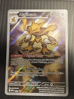 Alakazam MEP 009 Mega Evolution ETB Black Star PROMO Pokemon Card - Image 1