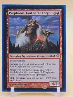 Purphoros God of the Forge M The List Reprints 135 LP MTG - Image 1