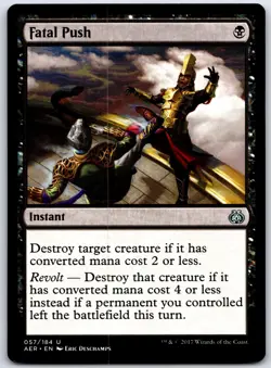 Fatal Push 57 UC Aether Revolt Magic: The Gathering NM/M - Image 1