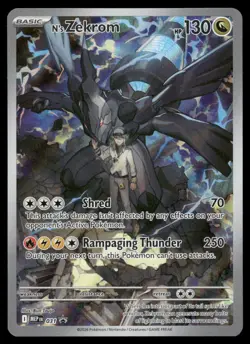 N's Zekrom 031 Holo ME: Mega Evolution Promo Pokemon NM/M - Image 1