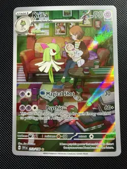 Pokemon Kirlia Illustration Rare SV01 Scarlet & Violet Base Set Holo 212/198 NM - Image 1
