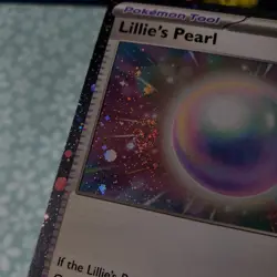 Pokemon Card Lot Lillies Pearl 151/159 Cosmos Holo SV Journey Together LP Swirl - Image 2