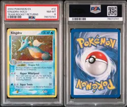 2004 Pokemon EX Team Rocket Returns – Kingdra #12/109 Holo | PSA 8 NM-MINT - Image 1