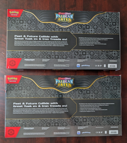 Lot of 2 - Pokemon Paldean Fates Great Tusk & Iron Treads Collection - Sealed - Image 2