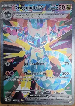 The Pokemon Company Dragapult ex 165/131 Prismatic Evolutions EX Holo 320 HP - Image 1