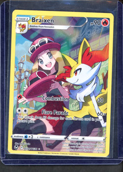 Braixen #TG01 Pokemon Silver Tempest - NM - Image 1
