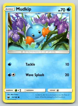 MUDKIP 33/168 C CELESTIAL STORM POKEMON MP TSUTSUI - Image 1
