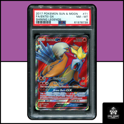 PSA 8 : Entei EX : 71/73 : Pokemon TCG : ENG - Image 1