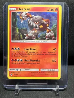 Heatran 48/214 Holo Rare Pokemon 2018 Lost Thunder - LP - Image 1