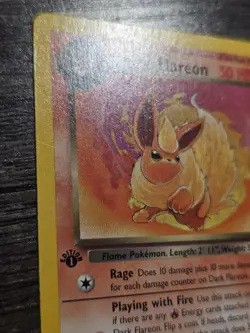 Dark Flareon - 1st Edition - 35/82 Team Rocket - WOTC - Pokemon TCG - 2000 - Image 5