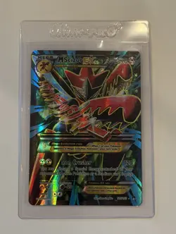 2016 Pokemon Mega Scizor EX Full Art Ultra Rare Holo Breakpoint 120/122 NM - Image 1